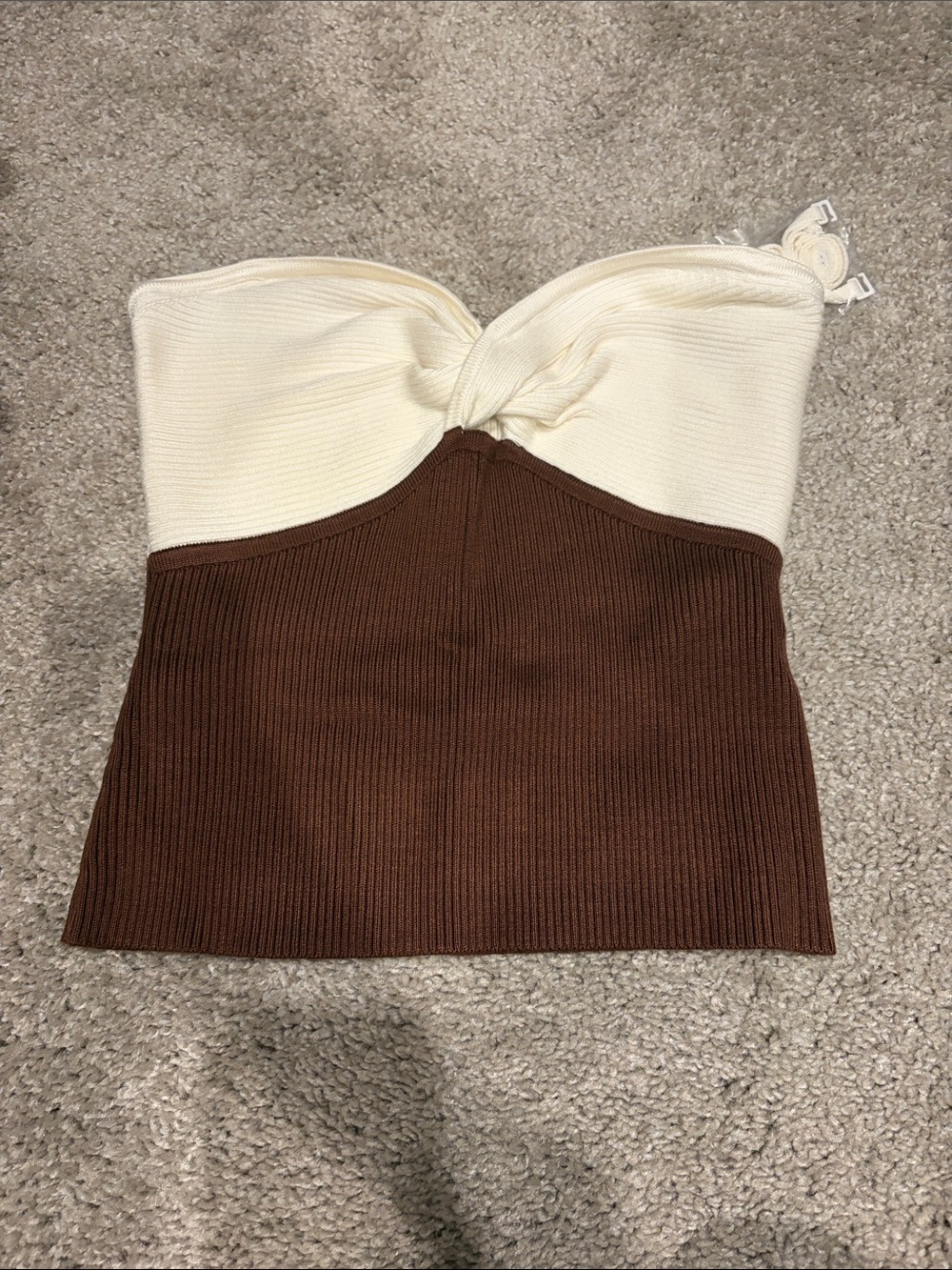 Abercrombie & Fitch Twist Sweater Tube Top